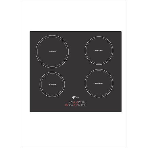 FISCHER COOKTOP DE INDUÇÃO 4 BOCAS MESA VITROCERÂMICA TOUCH 220V 33243-89825