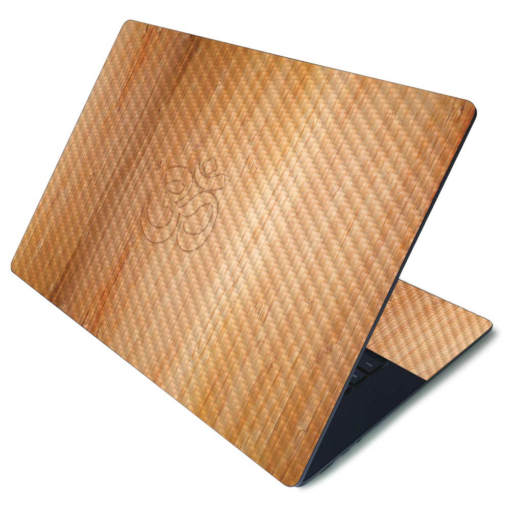 MightySkins Carbon Fiber Skin for Microsoft Surface Laptop 3 15" - Bamboo Ohm | Protective, Durable Textured Carbon Fiber Finish | Easy to Apply, Remove, and Change Styles | Made in The USA