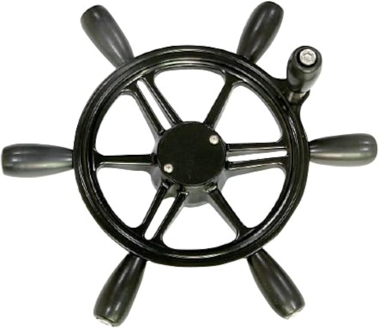 – Woqi WH007 Aluminum 5-spoke Marine Boat Steering Wheel in 13 1/2" Diameter (black)
