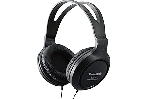 Panasonic Lightweight Over-Ear Headphones: Perfect for Glasses Wearers