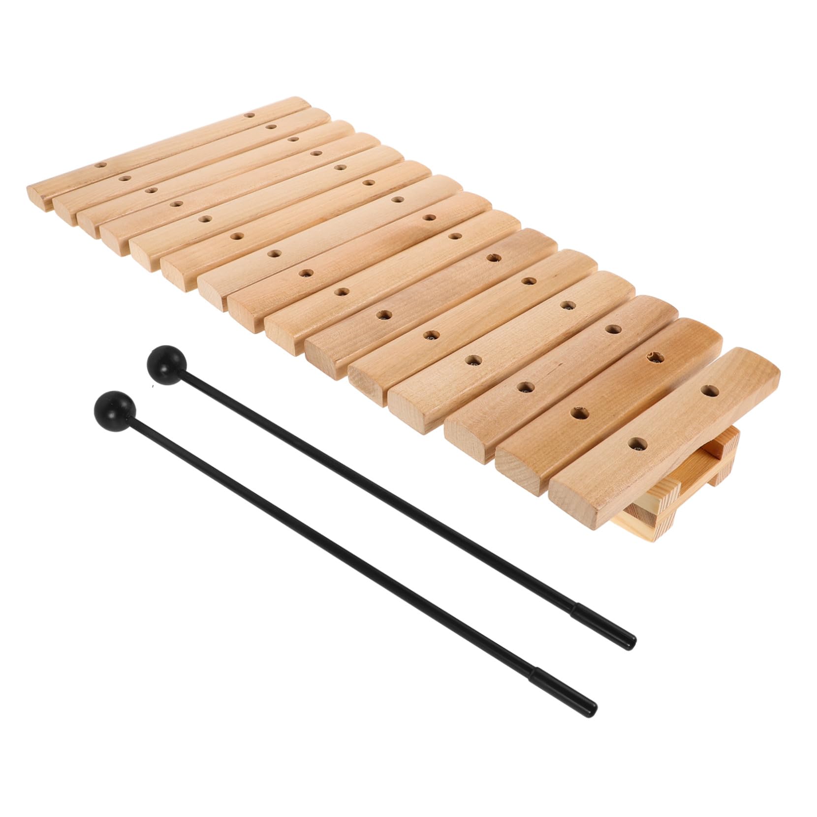 Xilofono in Legno 15 Note, Set Strumento Orff per Ragazzo Ragazza | Educazione Musicale a Casa e Asilo, Plastica e Legno, Suono Ricco, per Toddler