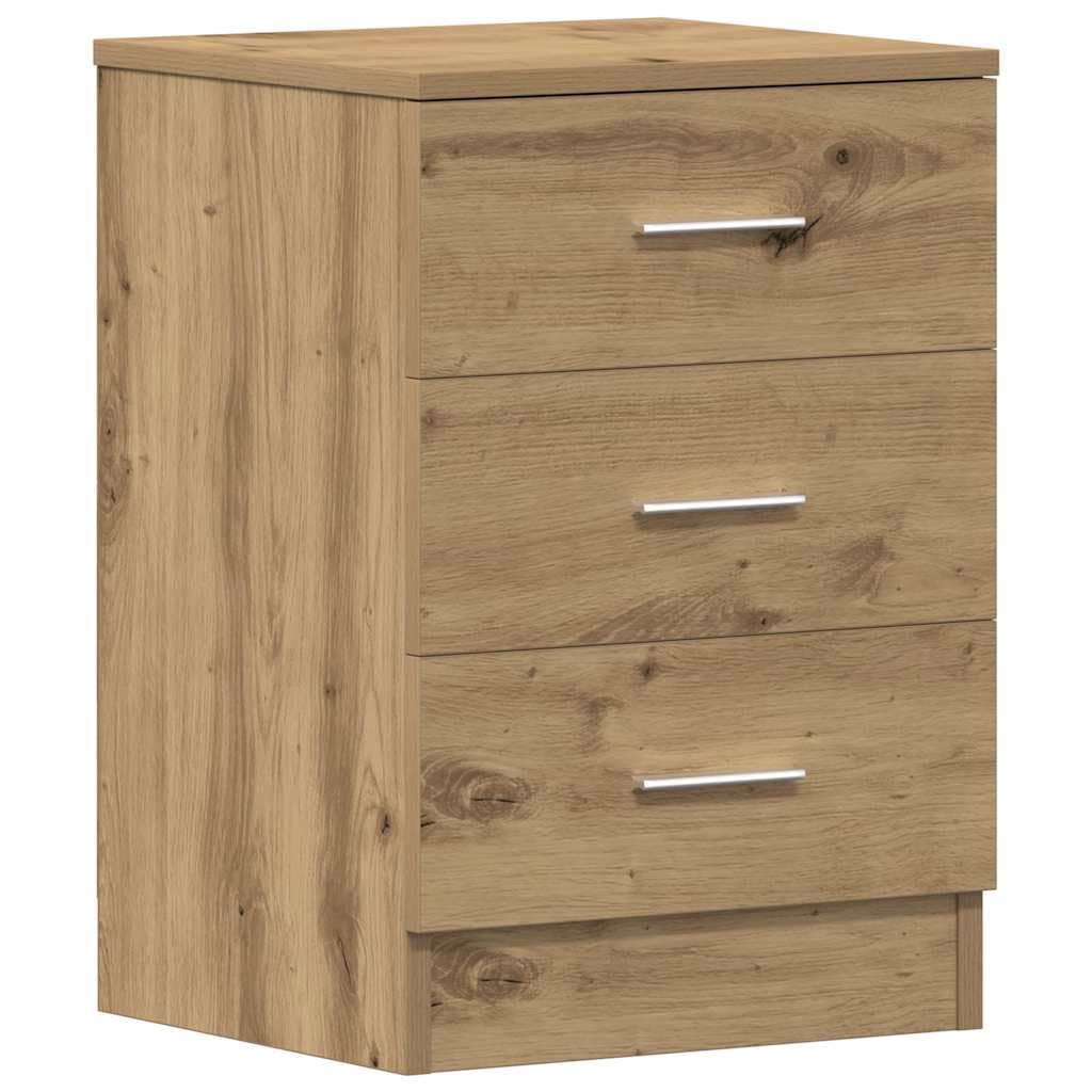 vidaXL Szafka nocna Artisan Oak 38x35x55 cm Drewno klejone
