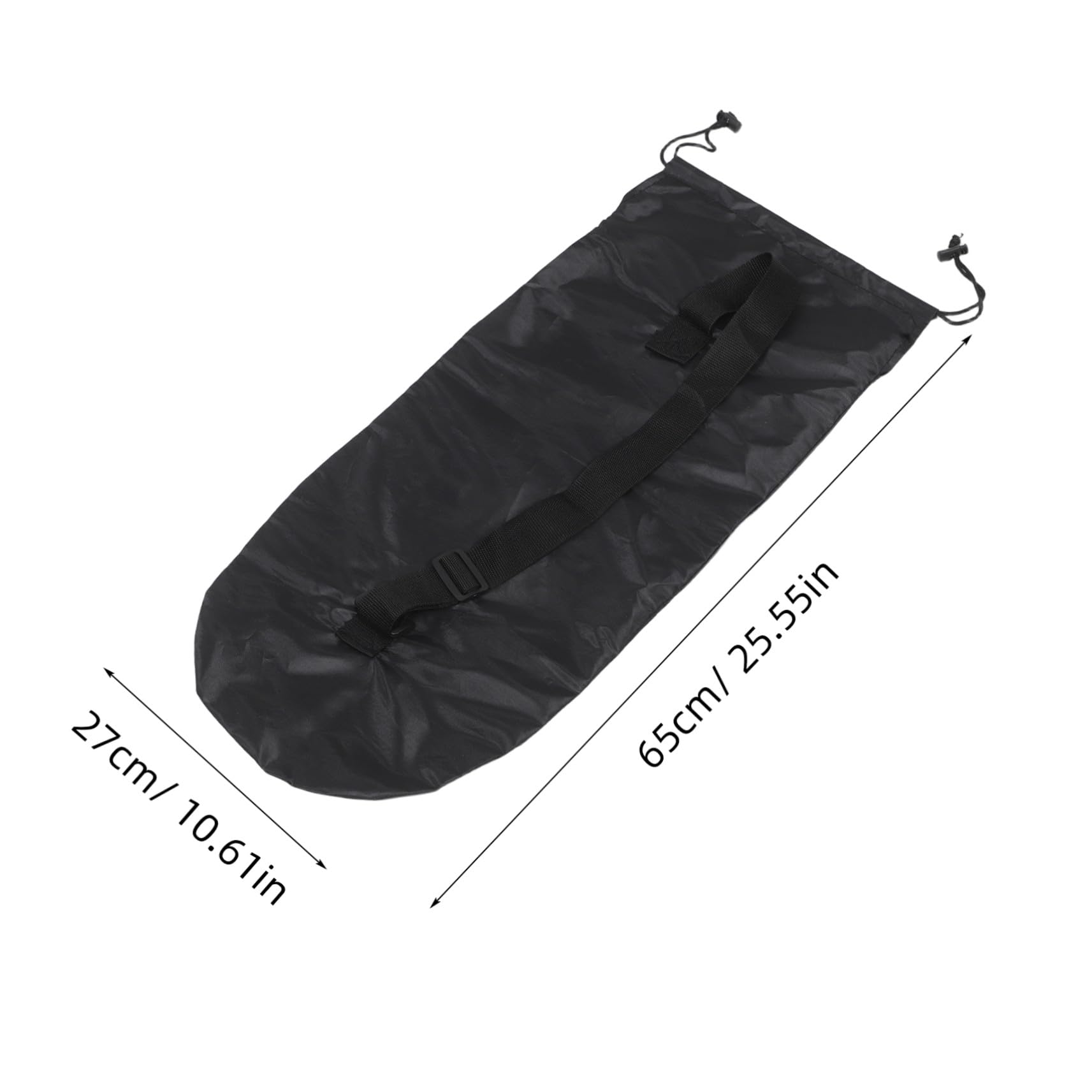 BESTonZON 2 Pièces Housse Étanche pour Skateboard Sacoche De Transport pour Longboard Robustes Organisateurs Équipement De Skateboard pour Hommes Noirs