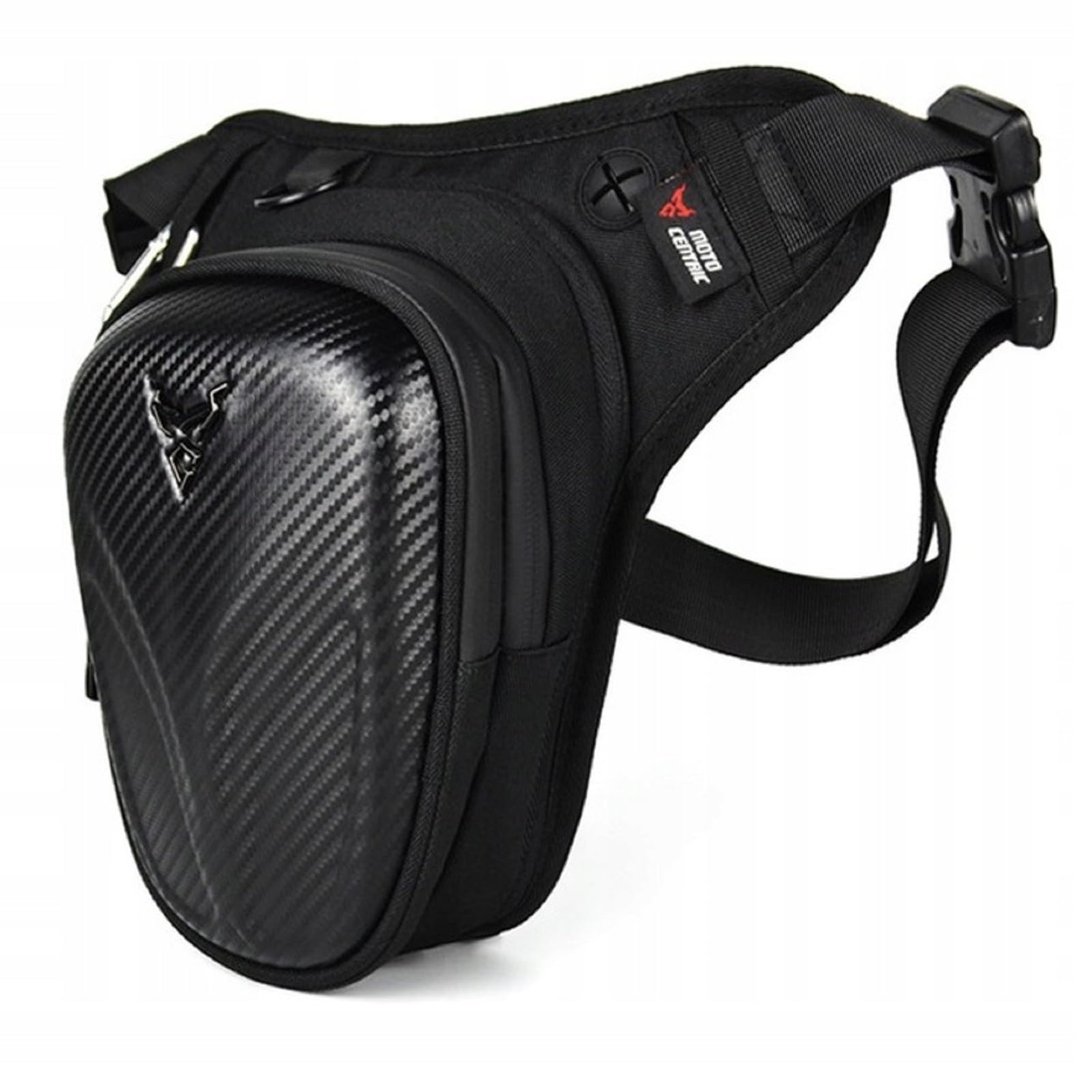 QLS Beintasche Beintasche Motorrad Schwarz — Multifunktionale Oberschenkeltasche