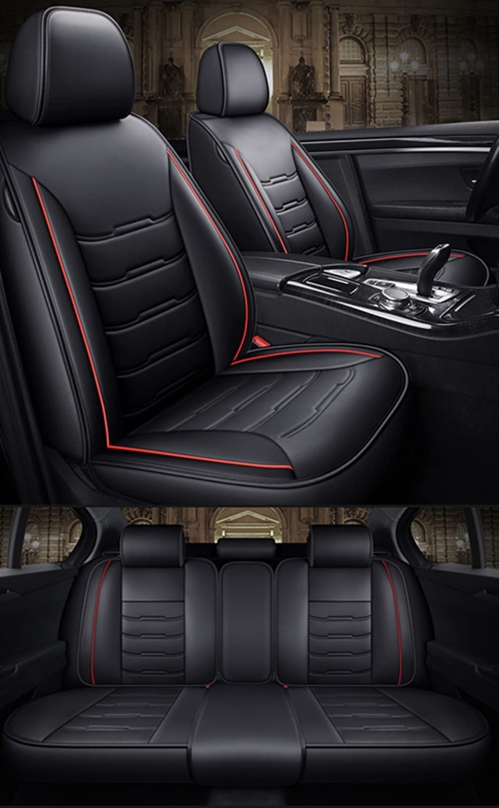 Housse de siège de voiture 5 places étui de protection étanche intérieur pour KIA Rio