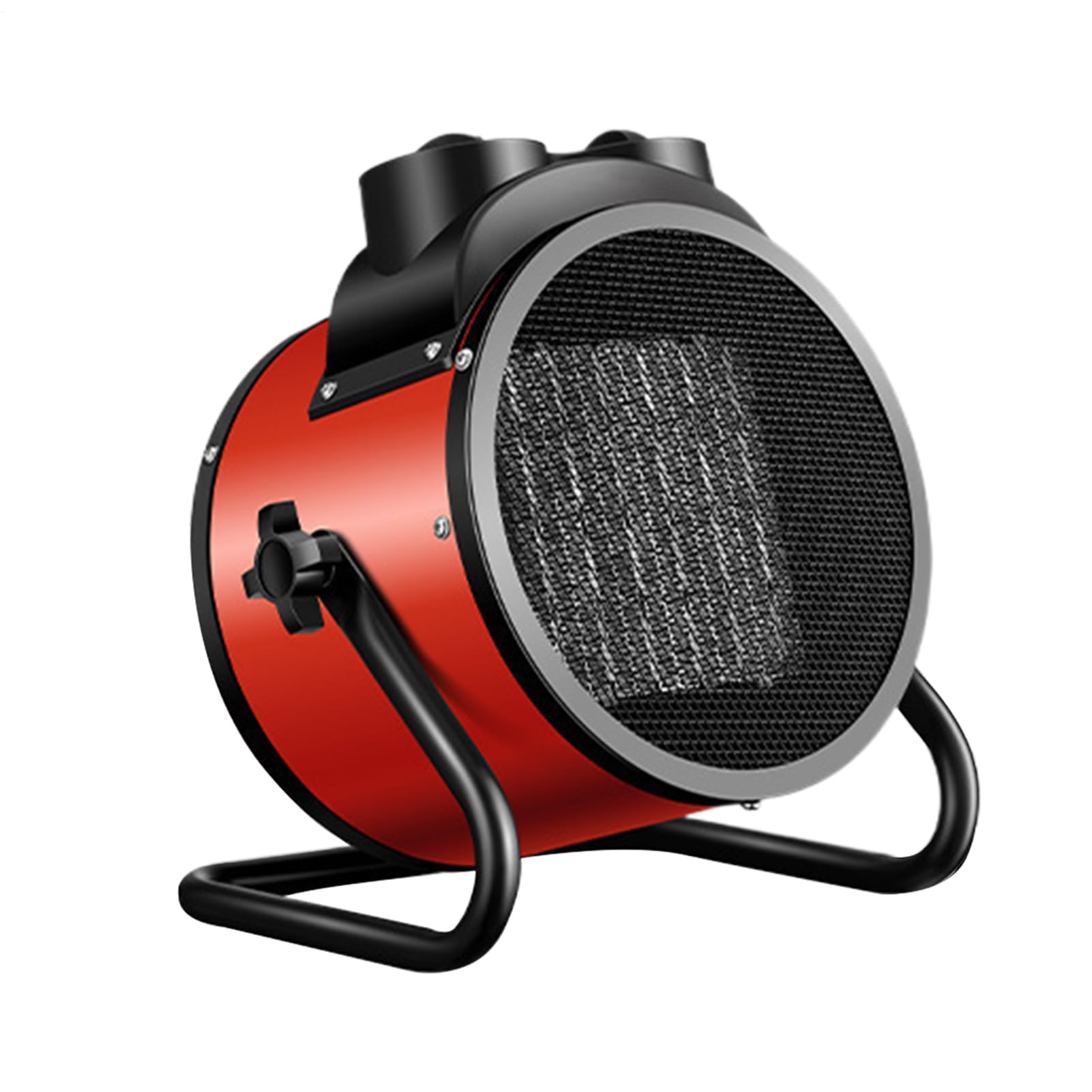 Riscaldatore elettrico in ceramica ventola di riscaldamento sicura e veloce | Ventilatore portatile per interni esterni scrivania campeggio camera da letto garage tenda da pavimento