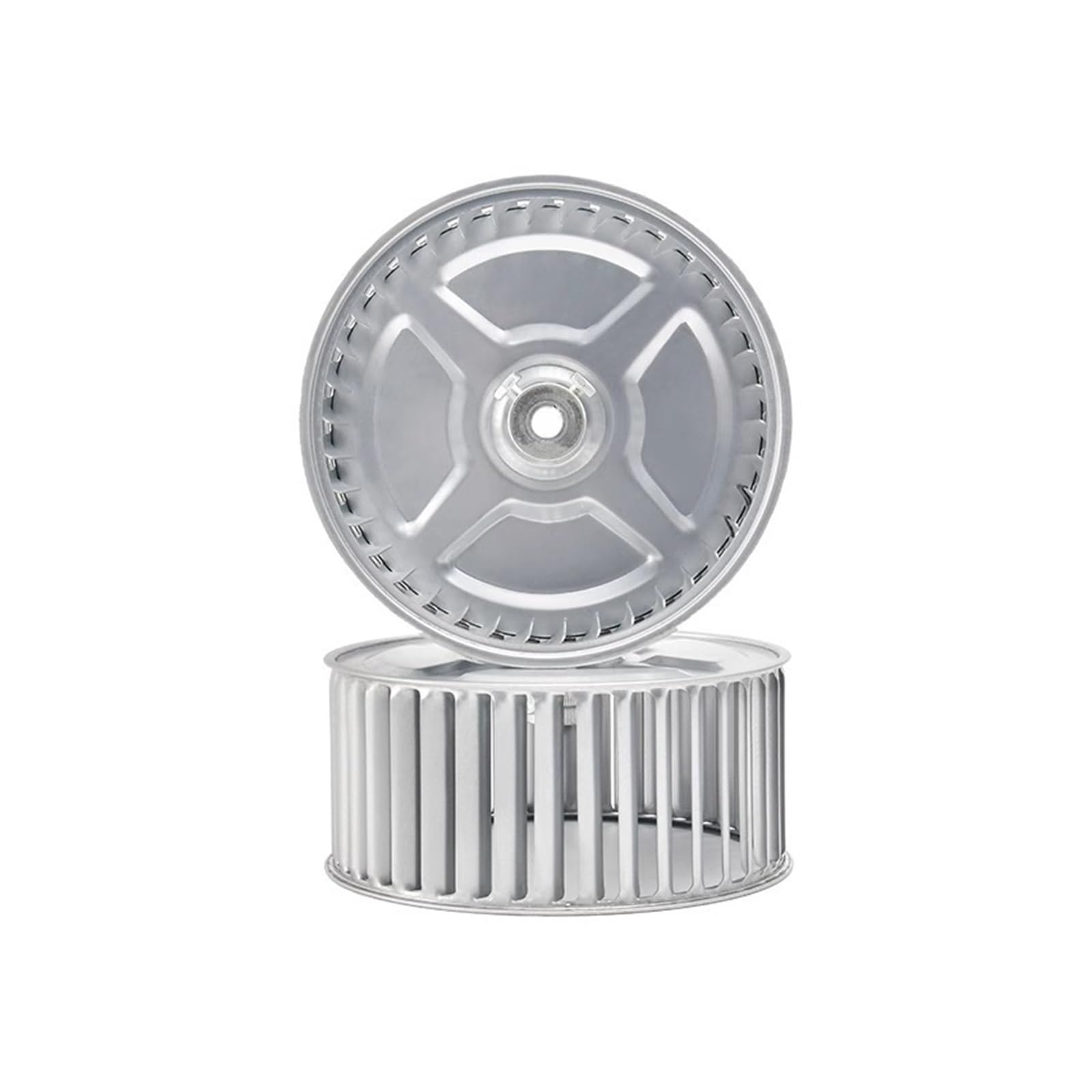 JHPWKRMU 1PCS Wind Wheel Impeller Centrifugal Fan Blower Stainless Steel 203x97x14mm 14mm/19mm Shaft(A Shaft hole14mm)