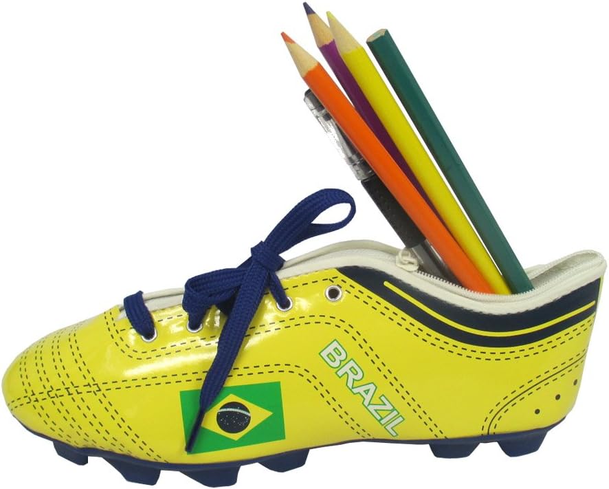 Brazil Football Style Souvenir,Pencil Case,Stationery Bag,Storage Bag,Pencil holder,2018 The Most Creative Design (Brazil)
