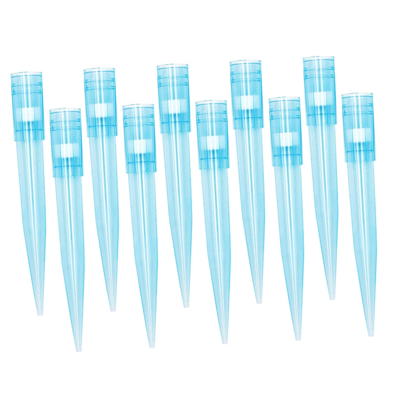 500pcs Disposable 1ml Pipette Tips with Filter Plastic Liquid Pipettor Tips for Laboratory Supplies Universal Pipette for Research and Medical Use