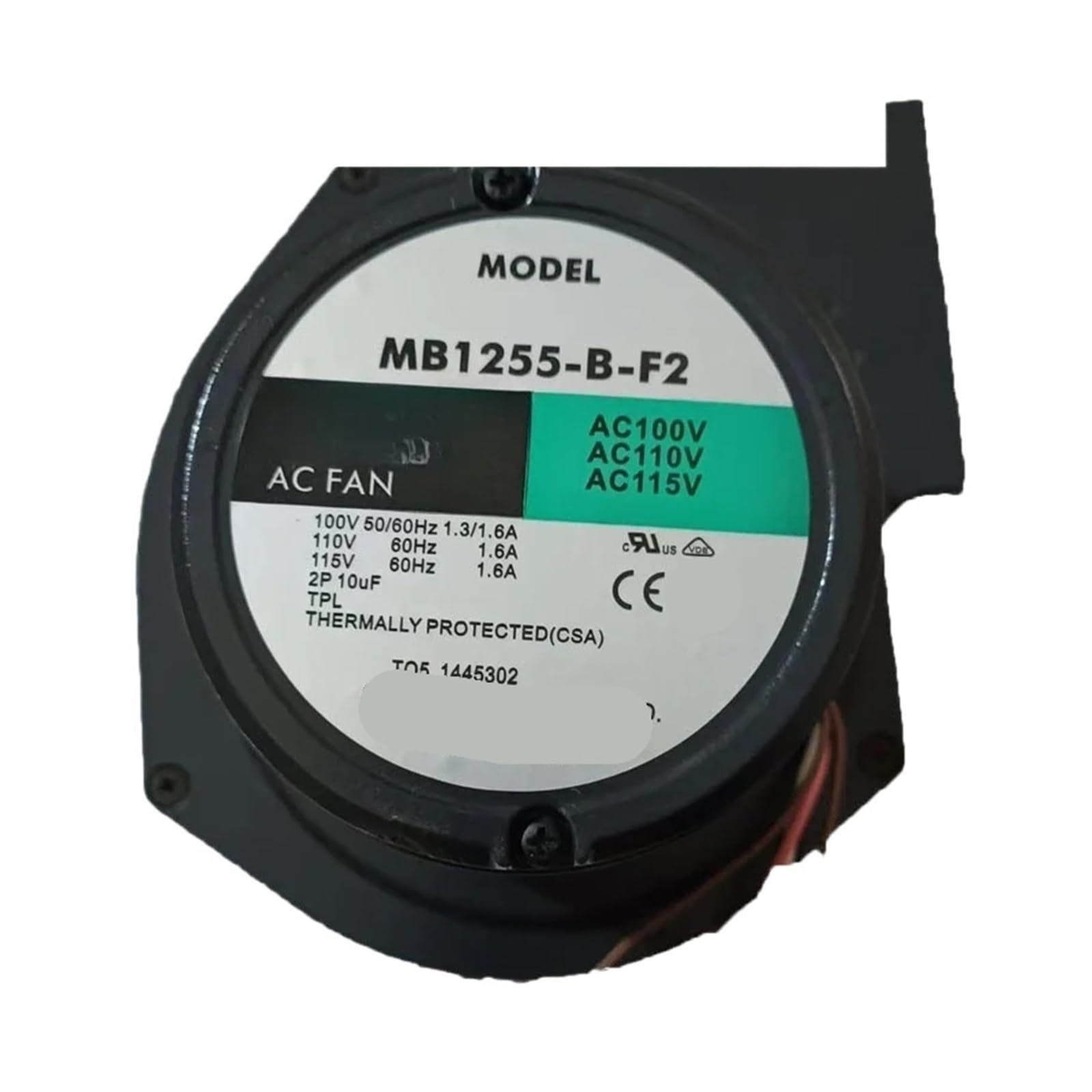 LWJYIPETZQ MB1255-B-F2 100V1.6A blower, cooling fan