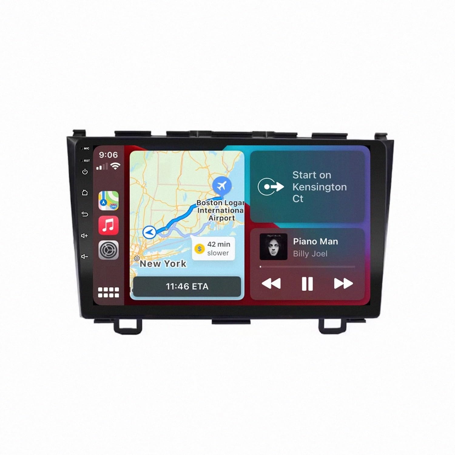 Radio Macchina Touch Screen per Honda CRV 2007-2011 Wireless Carplay Android Auto Stereo Auto Bluetooth Ips con Pantalla Táctil con Gps, 8 Nucleo 8G+256G