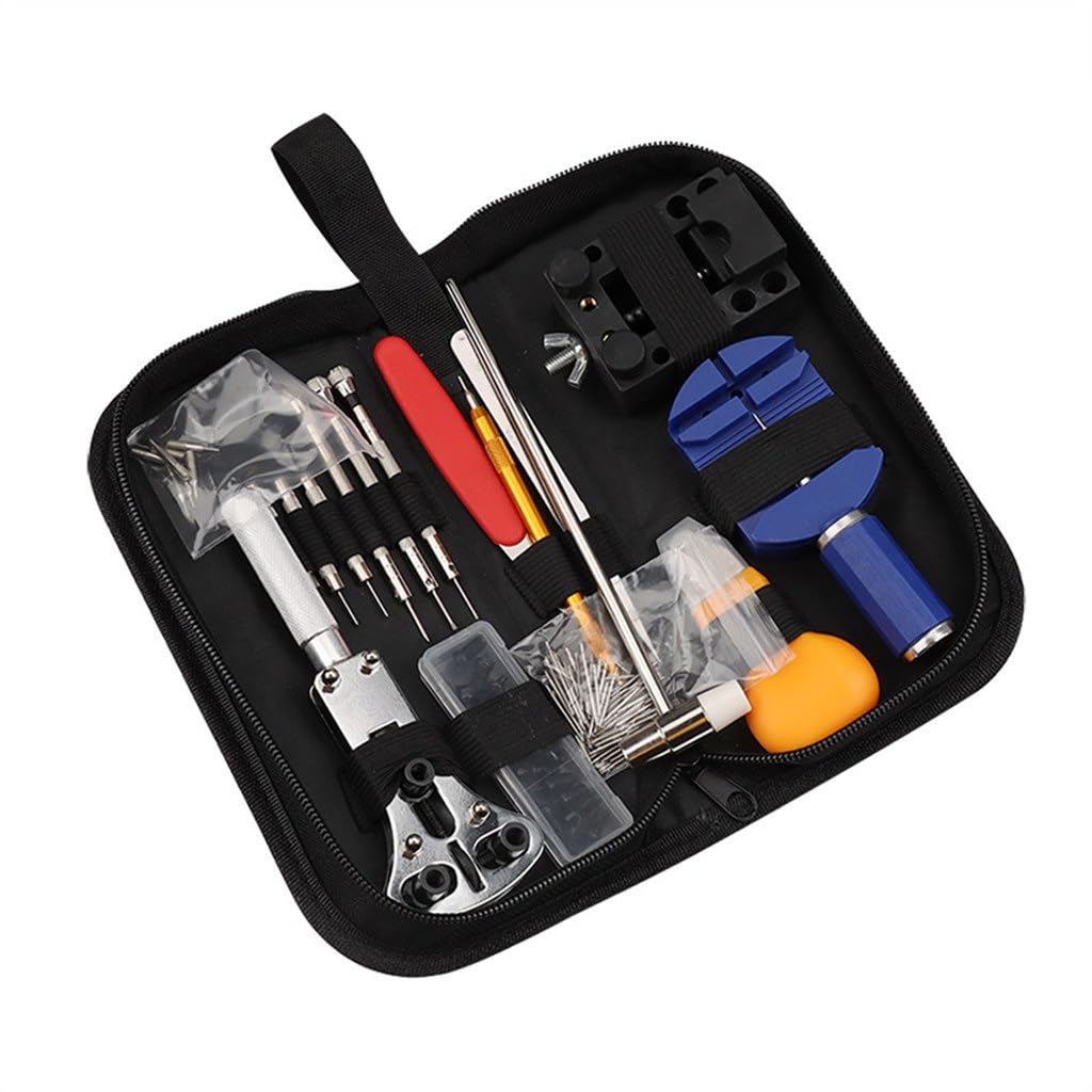 Repair Watch Set Clock Repair Kit 147 Piece Set Watch Bottom Cover Screws Tweezers