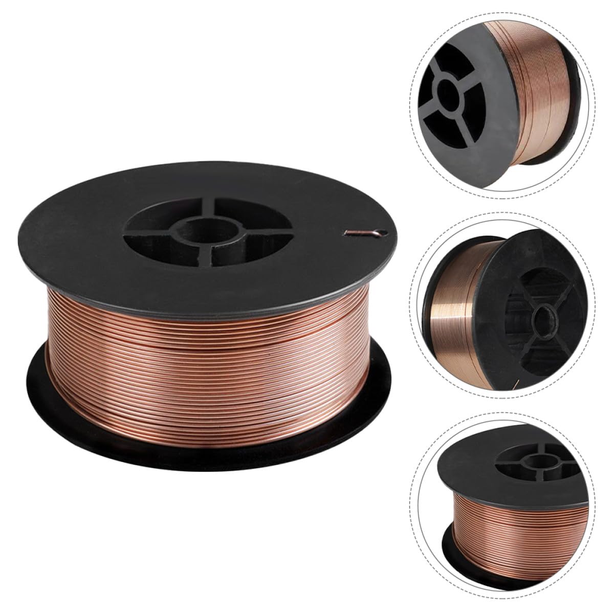 NOLITOY Rollo 1 al Núcleo Fundente de de Soldadura Alambre Er70s-6 Acero al Carbono 1,2 Mm Kg para Soldadura Industrial, Reparación Electrónica y Maquinaria