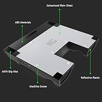 Vista 6 de OIVO Soporte de refrigeración vertical compatible con Xbox One XOne SRegular One ventilador de refrigeración con 2 baterías de 600 mAh