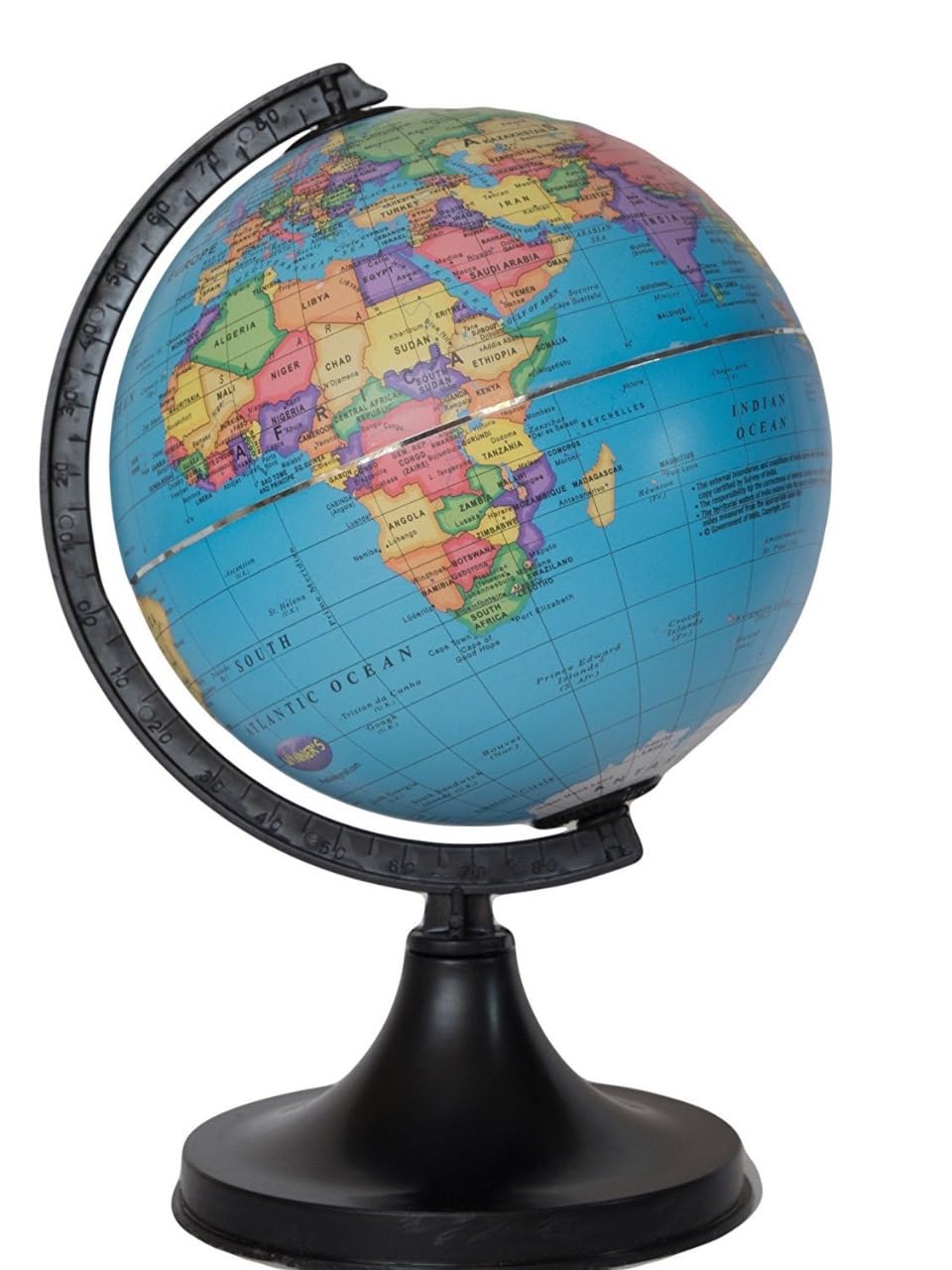 JAPSI Globe for Kids Learning | Globe 8 inch Hight | Globe for Home/Office/Lab Decor Gift Item Show Piece | Rotating World Globe | Spinning Globe for Kids/Students