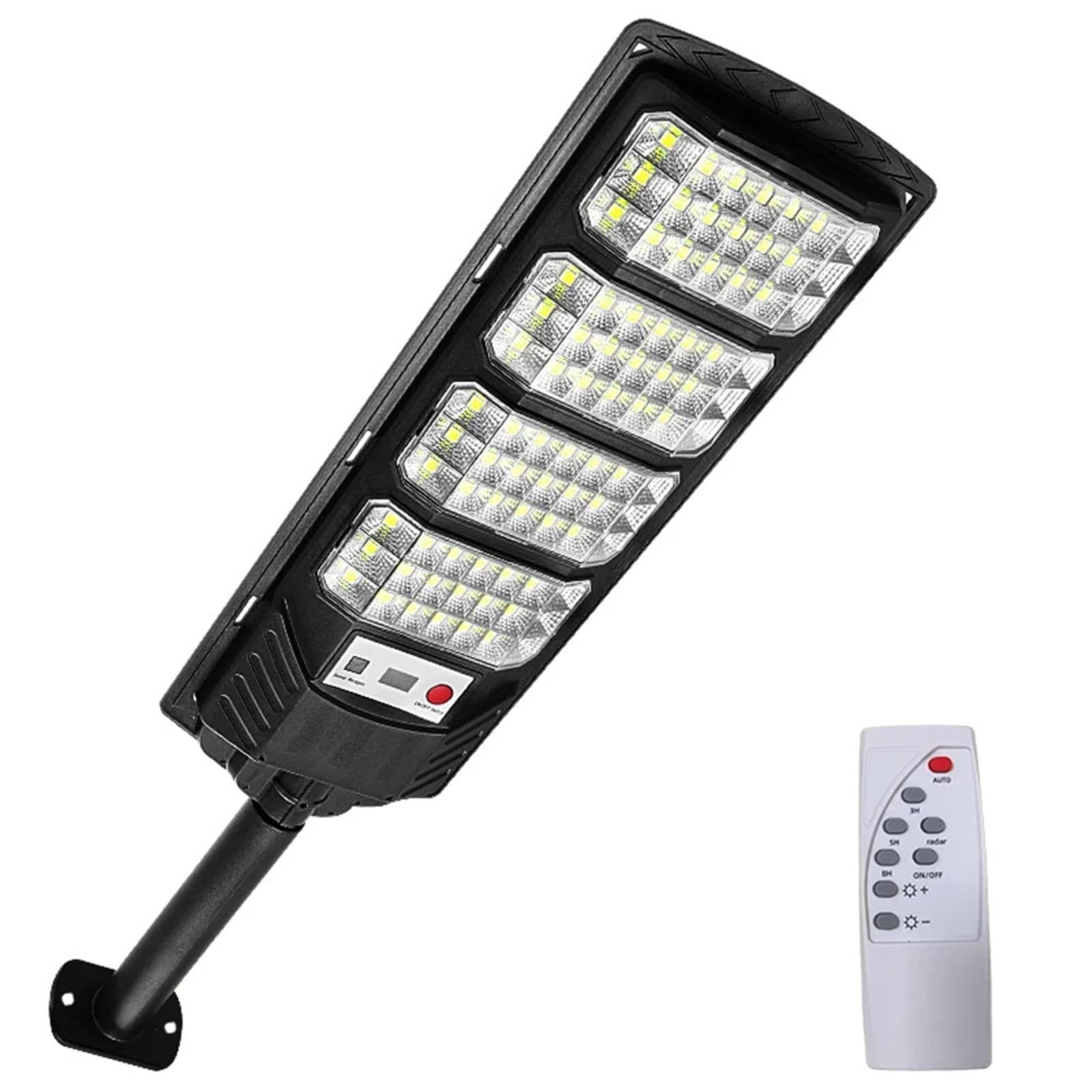 Ljljcqcns Cold White 100000Lm Solar Light Commercial Led Outdoor Dusk To Dawn Solar Street Light Road Area Lamp Waterproof Backyard Security Lighting(Cold White)