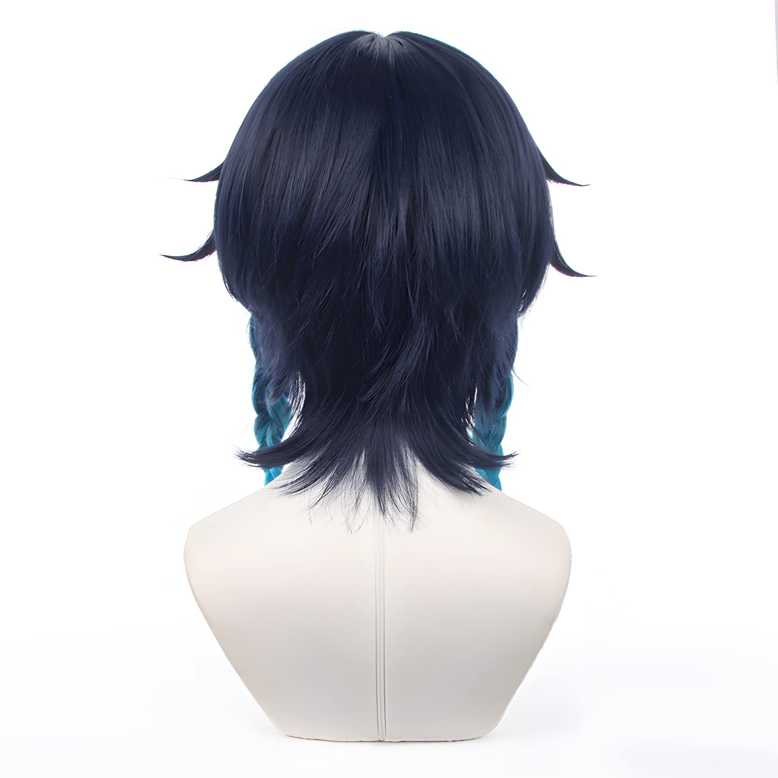 Parrucca cosplay anime, parrucca Genshin Impact, con due cappucci per parrucca, per Halloween, feste e così via. (Venti Cosplay) | Parrucca pre-acconciata, fibre termiche per ritocchi facili, per feste a tema, servizi fotografici e video