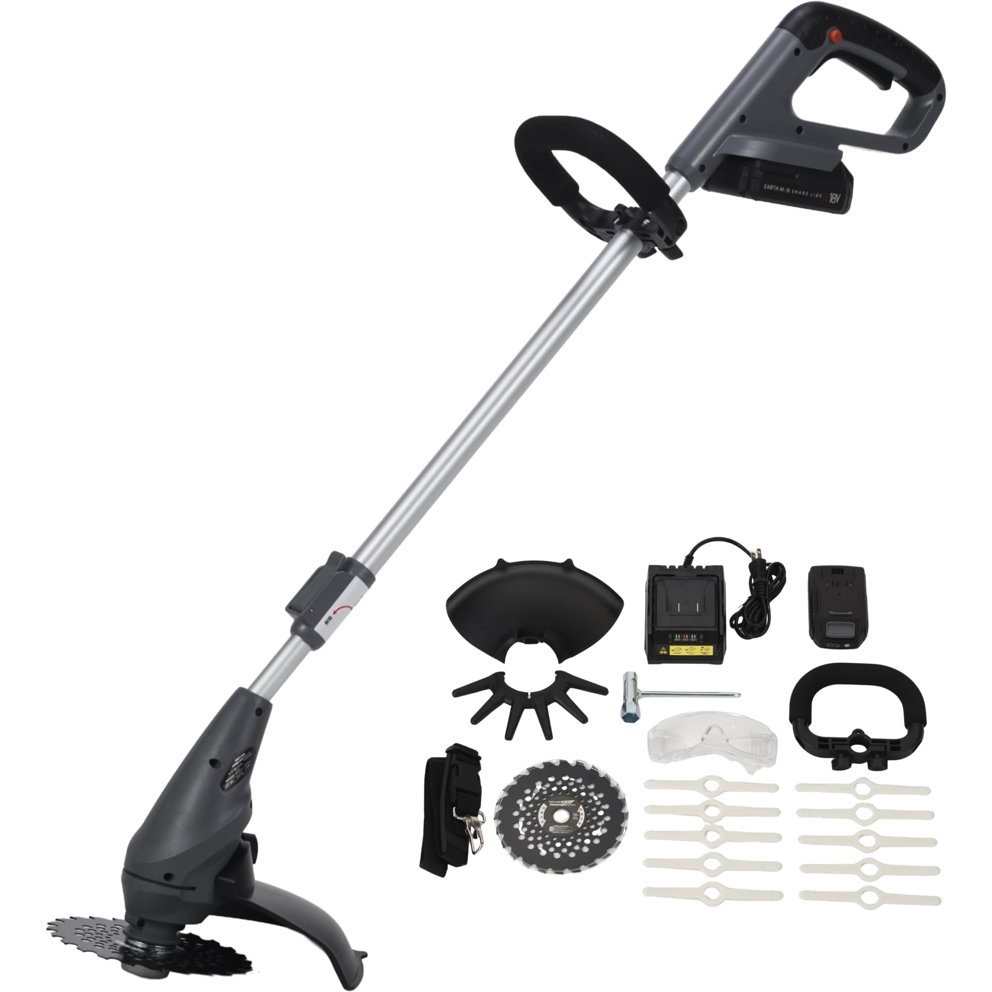 0310-004 高儀 グラストリマー GGT-18LINA　付属品有り Amazon | 高儀 18V 充電式 2WAY グラストリマー SL-GGT160-AS EARTH