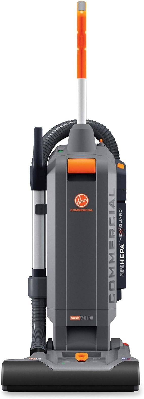 Hoover Commercial HushTone Upright Vacuum Cleaner, 15 inches with
