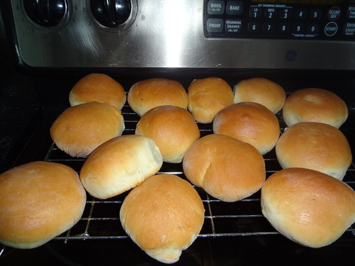 Kneads bread dough better than I do