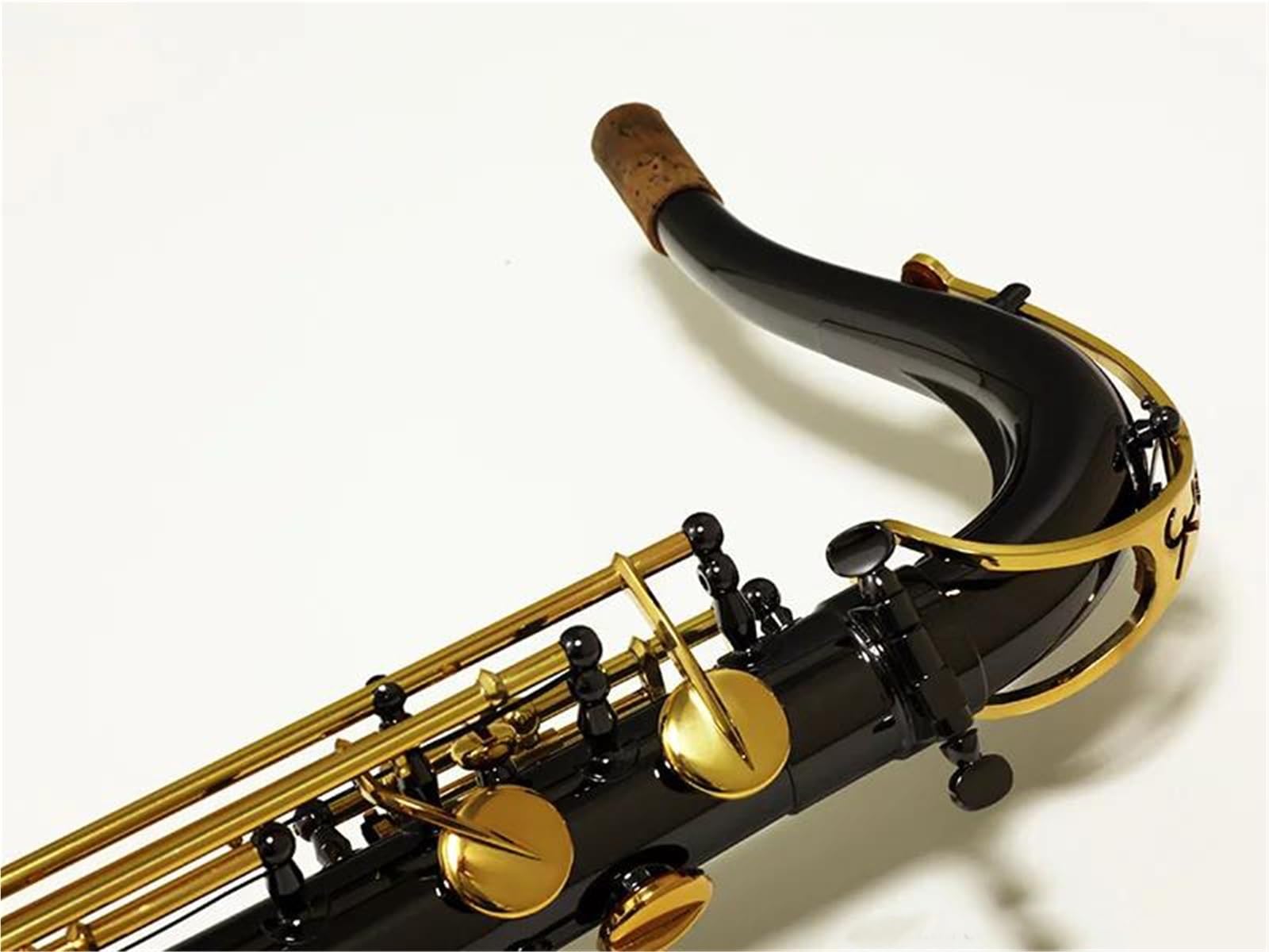 Saksofon Tenorowy Instrument Dęty Drewniany Klawisz B Mosiądz Niklowany Ustnik Dostępny W Wielu Kolorach Zestaw Saksofonowy(3)