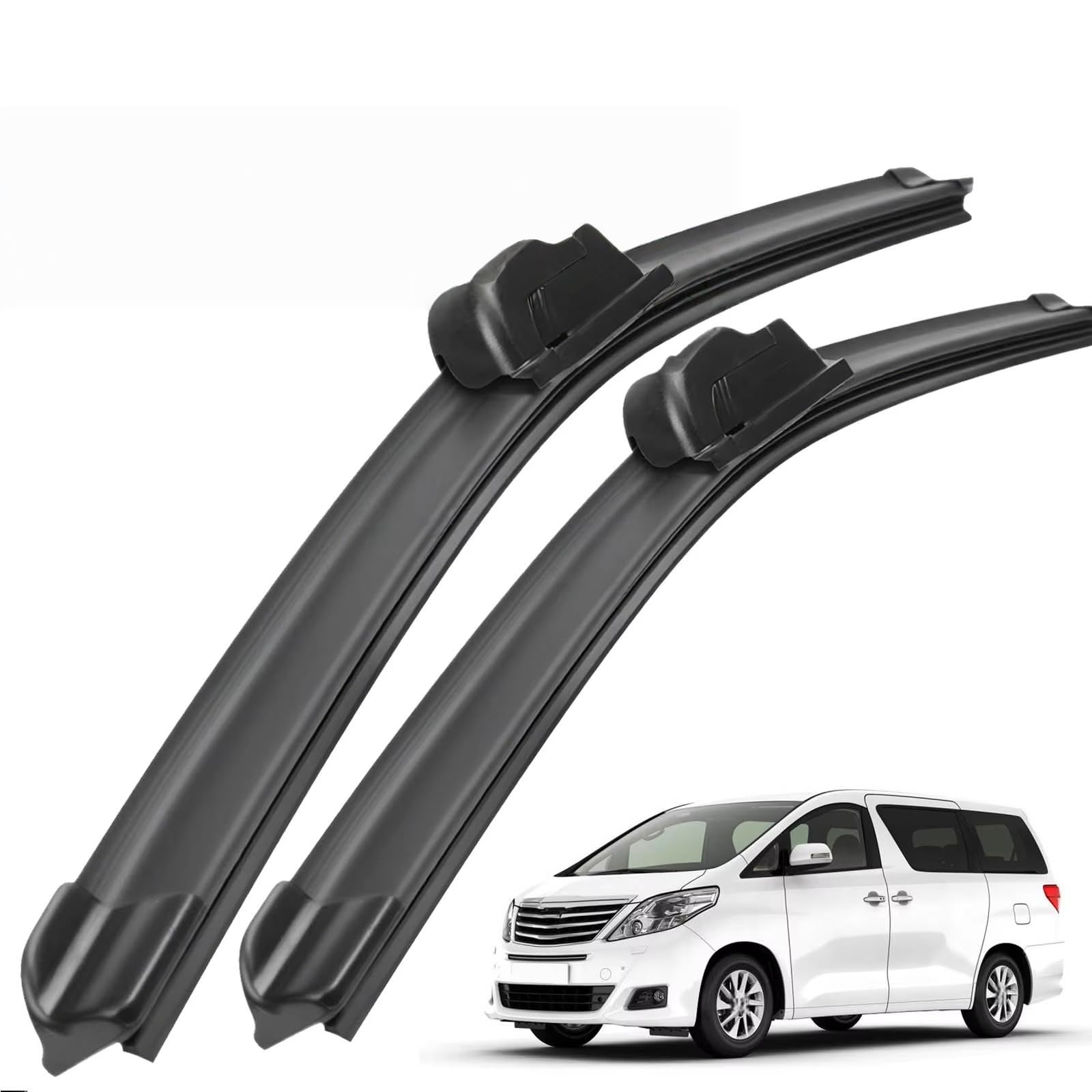 PAPEP Windscreen Wiper Blades for Toyota Alphard AH10 AH20 2002-2015 26"+16", Front Replacement Wipers OEM Quality Water Repellent Rubber Automotive Windshield