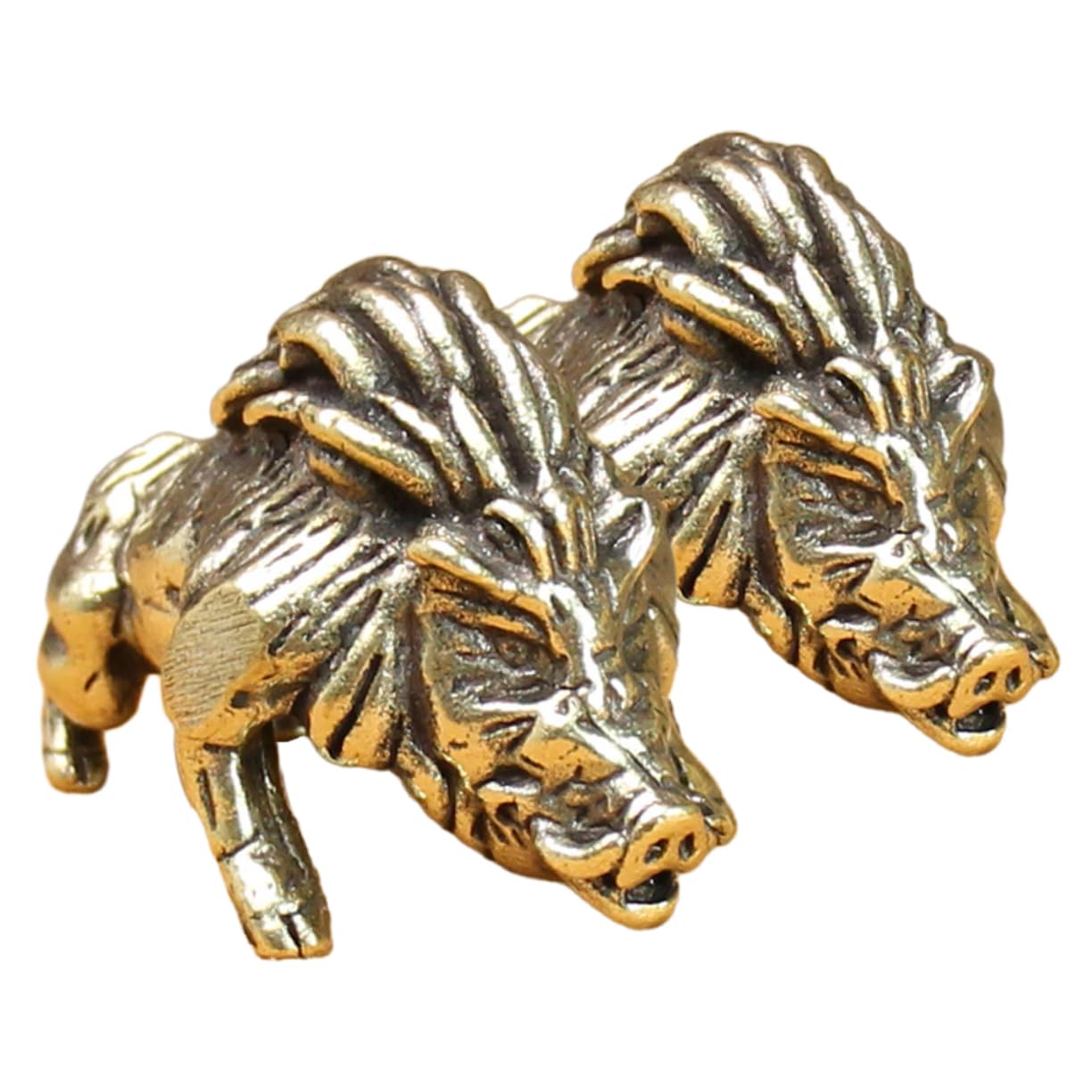 Amosfun 4stücke Vintage Messing Wildschwein Statue Handgefertigte Tierfigur Für Schreibtisch Dekoration Rustikale Brass Tierfigur Für Zuhause Und Büro Handwerkskunst
