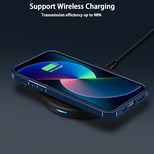 Miniatura 6 de Amizee Funda compatible con iPhone 13 Mini protección de grado militar con protector de pantalla y protector de lente de cámara, carcasa delgada con