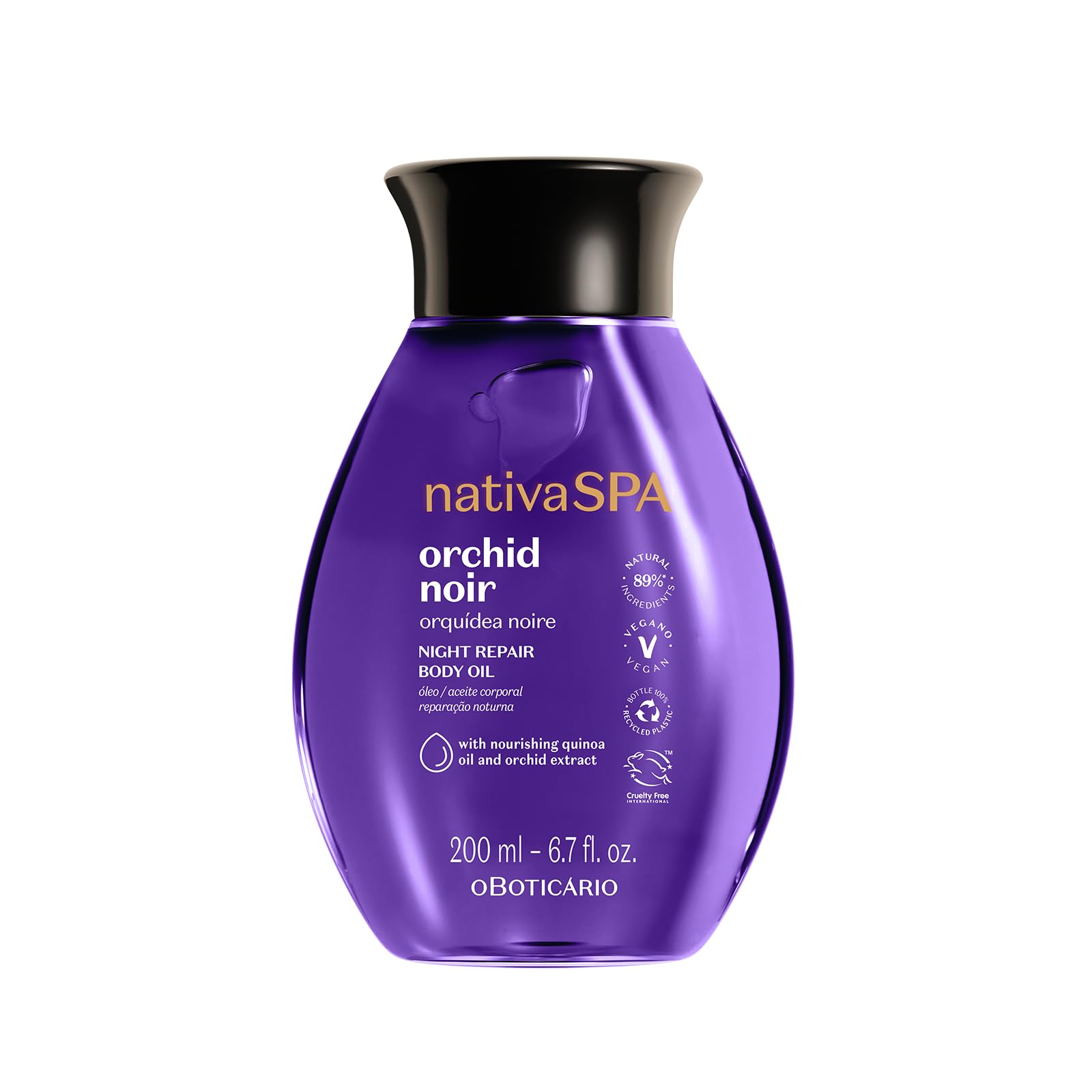 O Boticário Nativa SPA Body Oil (Orchid Noire)
