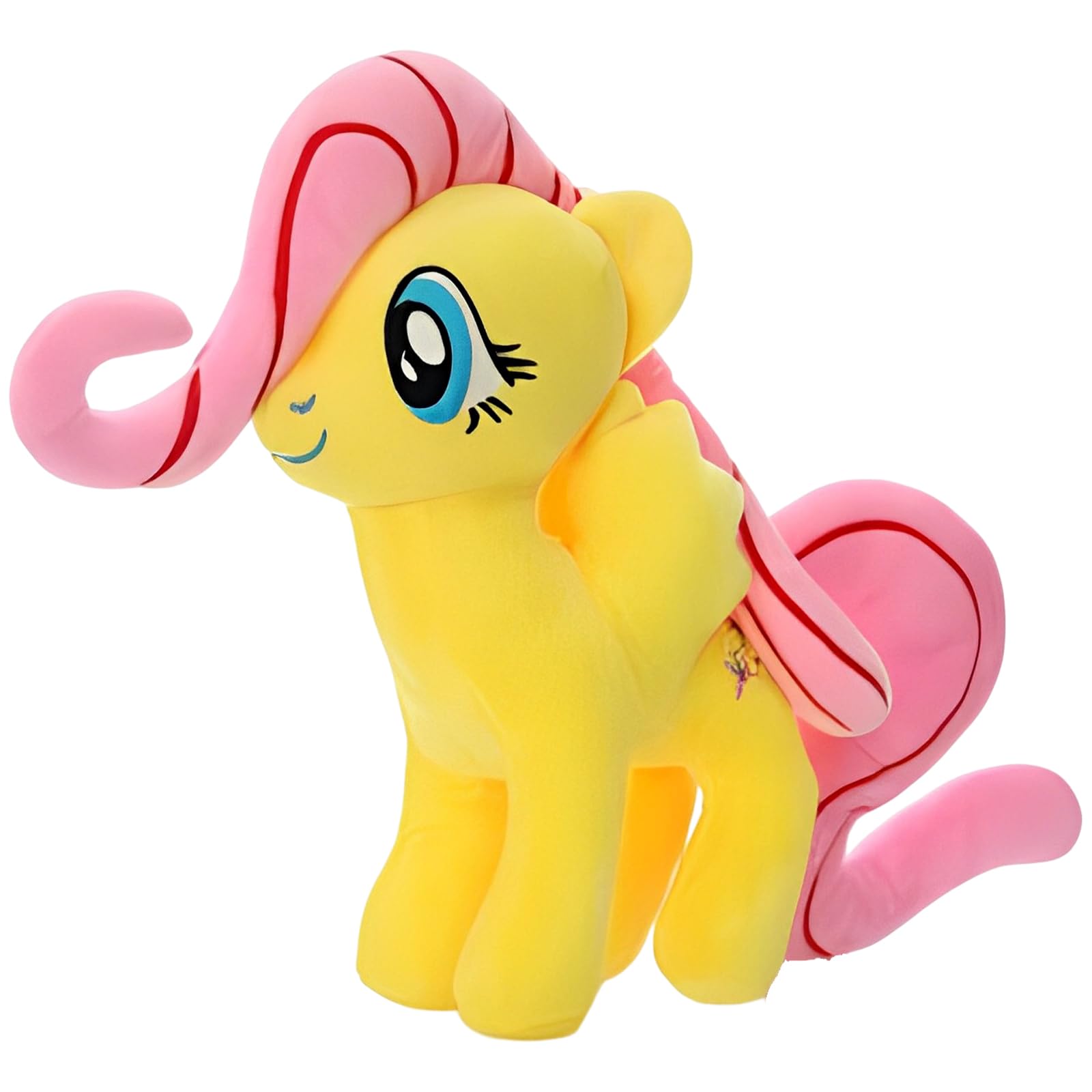 Peluche Poney 20 Cm – My Little Pony Avec Nœud – Douce Et Moelleuse – Rembourrage Plus épais