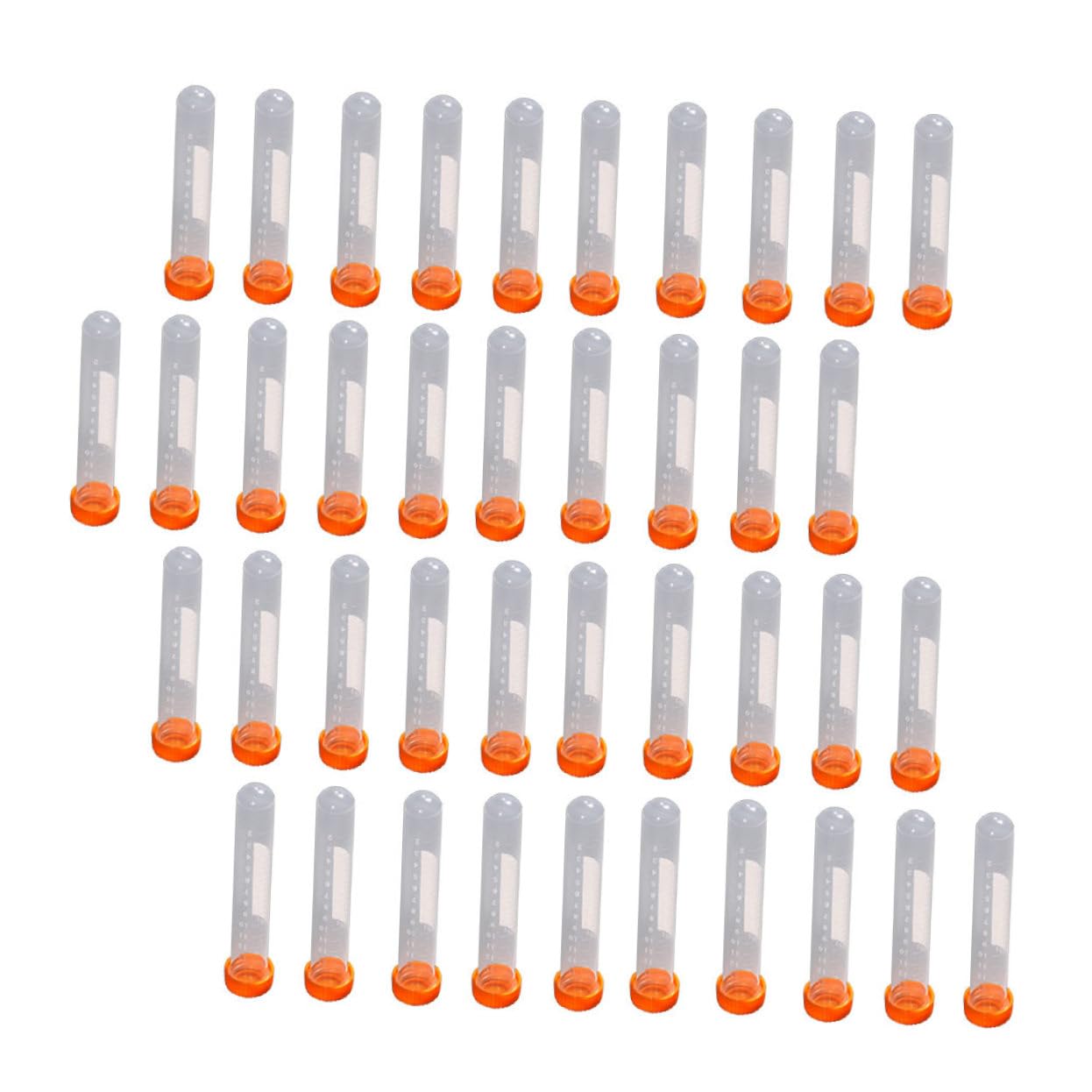 Zentrifugenröhrchen Zufällige Farbe aus Pe mit Schraubverschluss Transparentes Design 15ml 100 Stück für Wissenschaftliche Experimente und Klinische Laborausrüstung