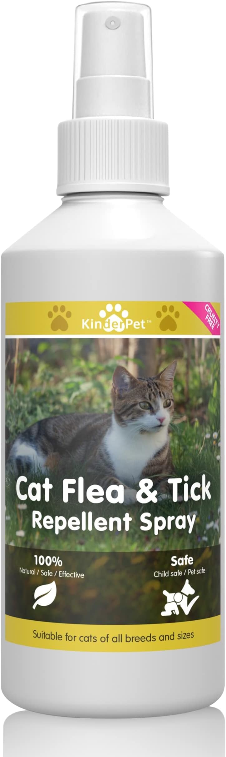 KinderPet® Eco Cat Flea Treatment Big Value 250ml Tick Lice Mite
