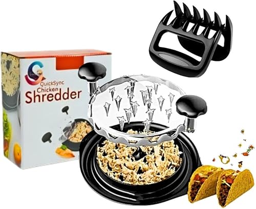 Miniatura 1 de Trituradora de pollo  Herramienta trituradora de pollo  Garras de pata de oso  Base antideslizante  Trituradora de pechuga de pollo  Tapa