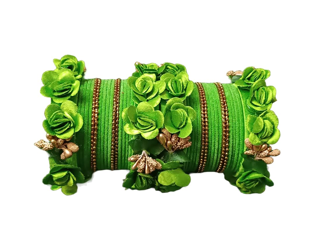 Velvet Flower ball Chain Bangles (Lime, 2-6) (B0CK5RB4GG) Amazon Price History, Amazon Price Tracker