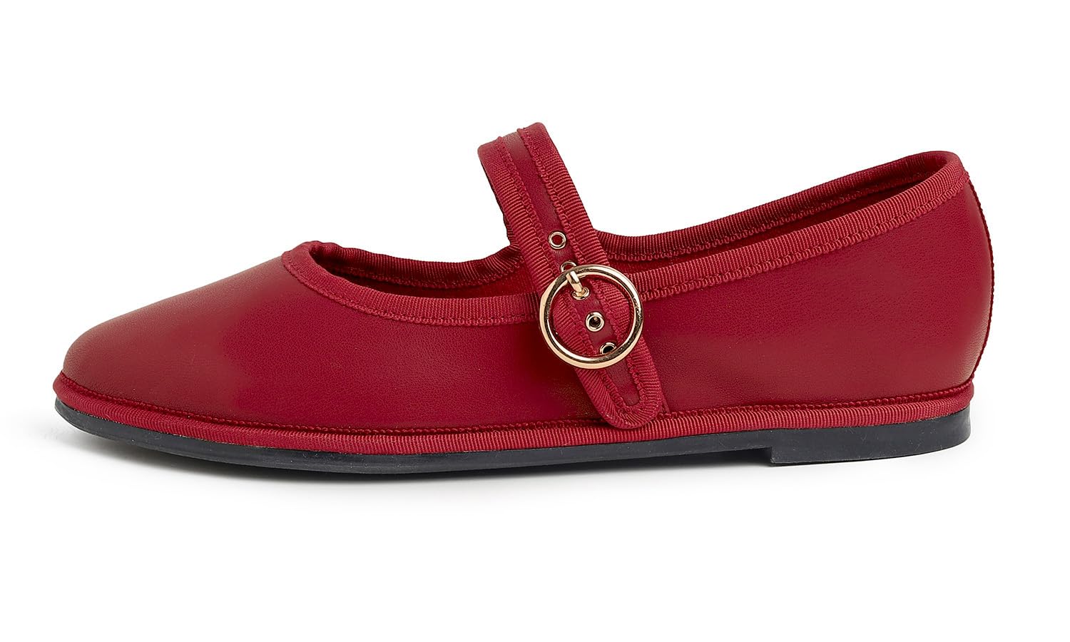 Feversole Women's Soft Breathable Mary Jane ，Mujer Zapatillas Merceditas De Satén Mary Jane