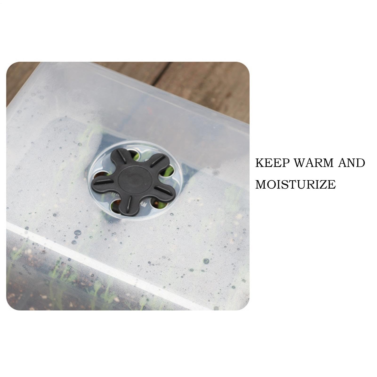 Kit de germination de – Kit de propagation de serre, pot de culture robuste, démarreur de germination ventilé économe en énergie pour serre biologique