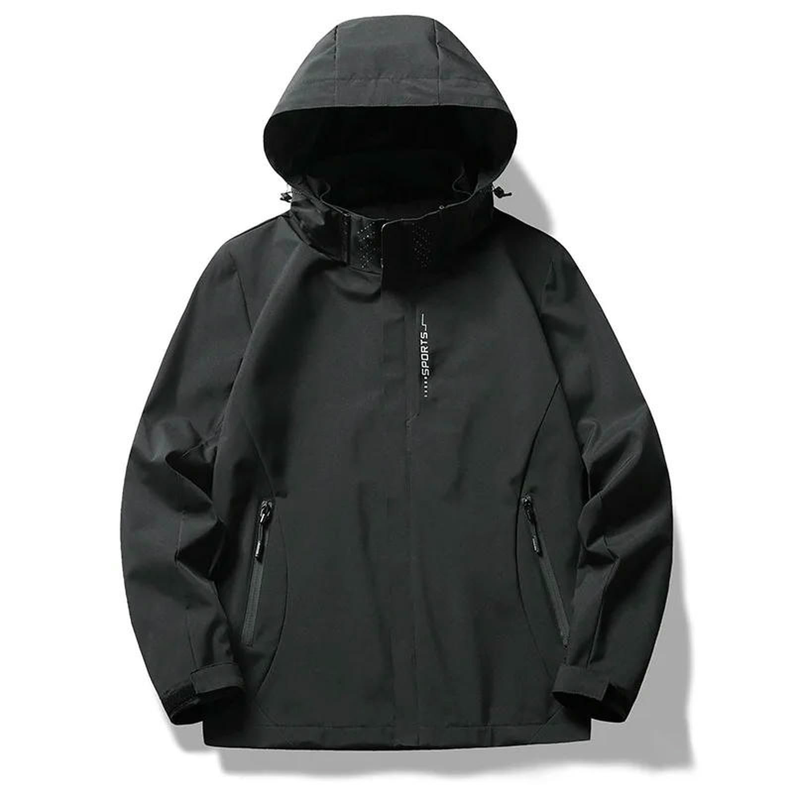 Męski płaszcz outdoorowy wodoodporna wiatrówka męska odpinana czapka kempingowy płaszcz wędkarski wiosna plus codzienna lekka kurtka