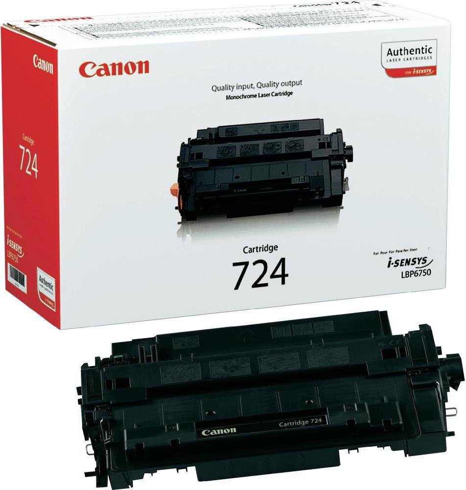 Canon Cartuccia 724 Toner Nero, Rendimento 6.000 Pagine, Imballo In Cartone-image