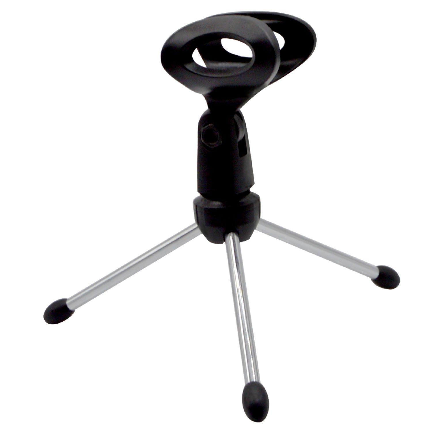 Microphone Stand - Detachable Foldable Portable Angle Adjustable Tripod Table Desktop Mic Microphone Stand Holder Bracket