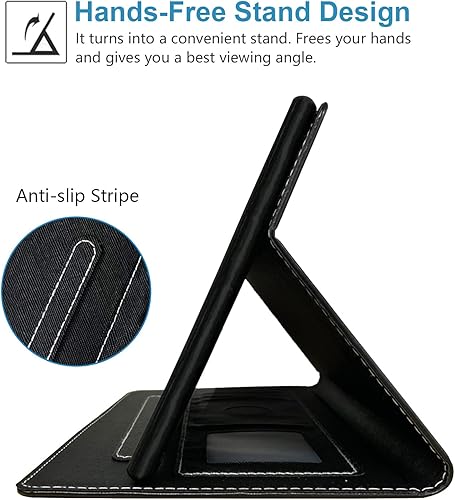 Miniatura 6 de Funda para tablet Tienda Kindle Fire 7 (pantalla de 7 pulgadas, 97 generación, versión 20192017), funda de piel sintética con función de encendido