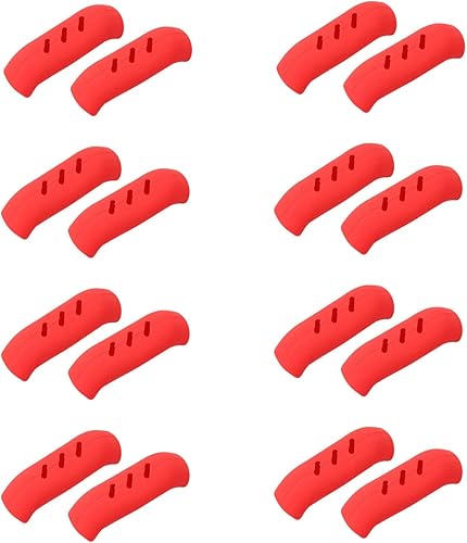 Miniatura 8 de IVBUT Cubierta de silicona antiquemaduras para mango de olla antiquemaduras cubierta de aislamiento de mango de silicona para cualquier sartén de