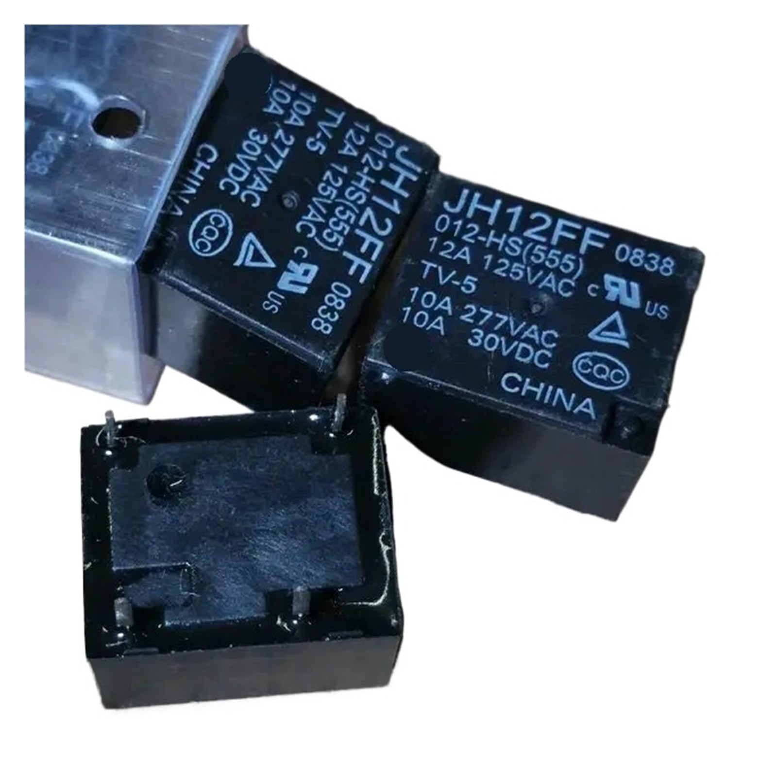 SMGLRUEAT 1pc JH12FF 012-HS(555) (12F-12V/24V-10A) Relay 4pins