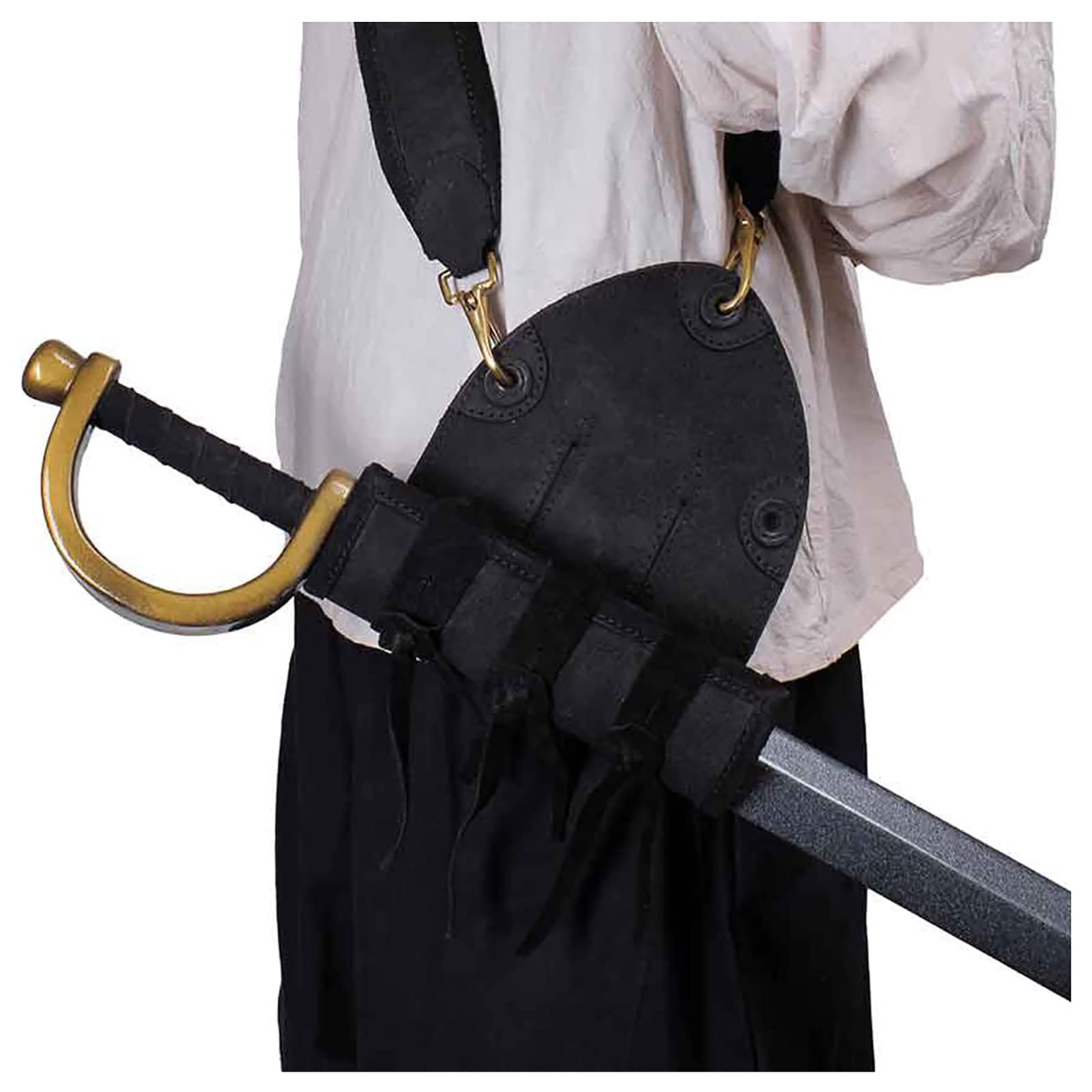 Amazon.co.jp: 中世の海賊カトラスボールドリックシース PU レザー剣鞘