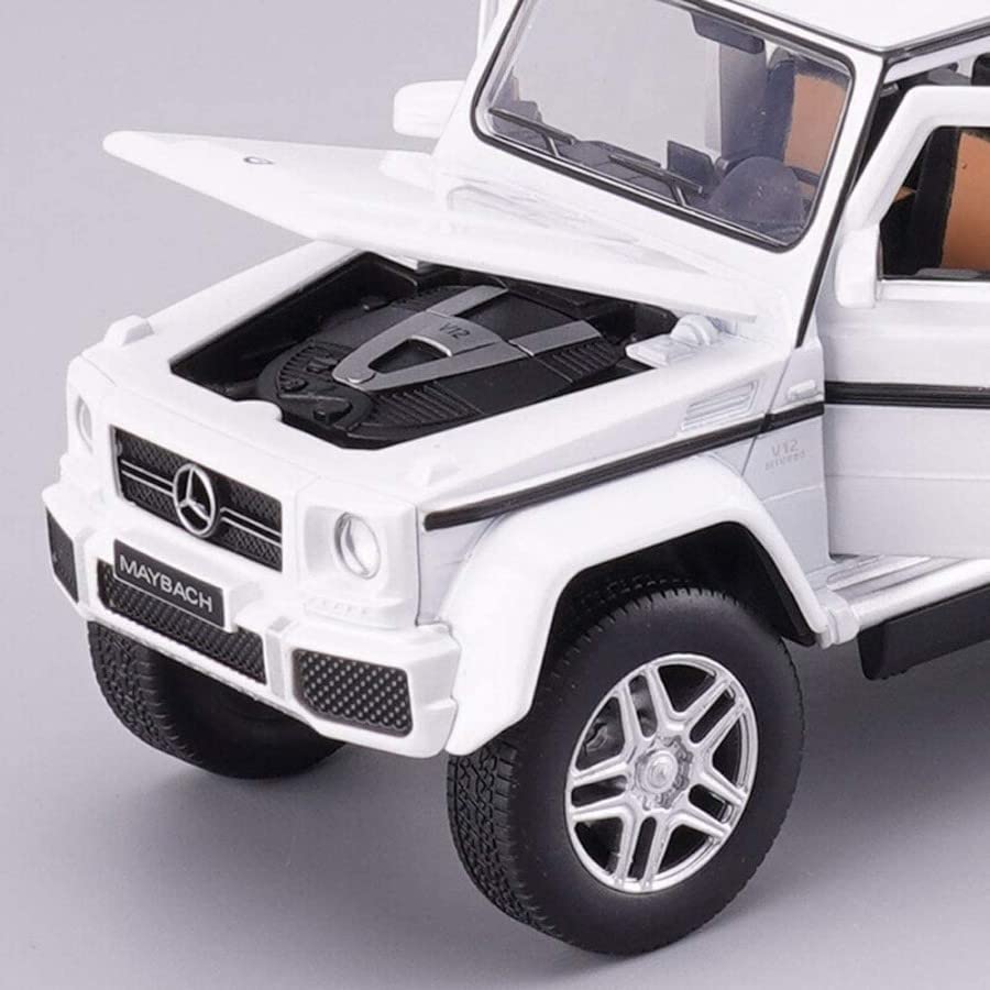 Image of Alokik Enterprise Exclusive Alloy Metal Pull Back Diecast 1:22 Mercedes G-500 Car Scale Model Toy with Sound Light for Kids【Colors as Per Stock】