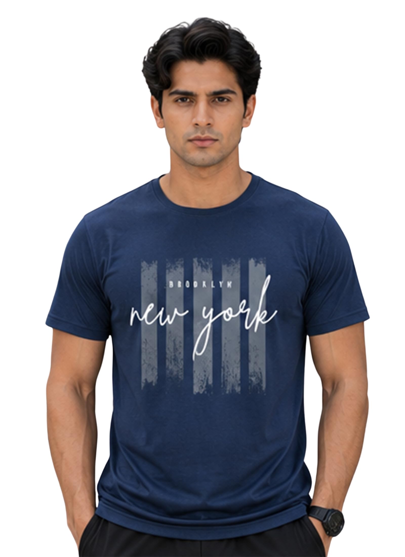 Dpassion Men's Quick Dry Sports T-Shirt | Printed Gym Workout Running Training Activewear Tee-picture-11