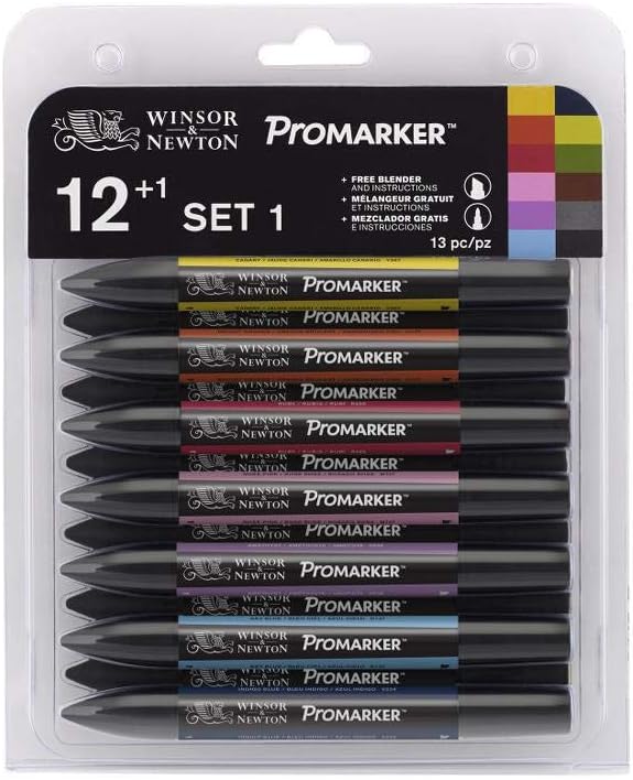Winsor & Newton ProMarker - Set of 12 - Set 1