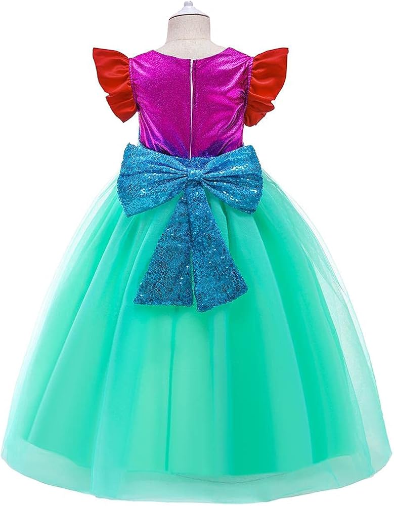 Miniatura 2 de Dressy Daisy Disfraz de sirena de princesa para niñas pequeñas Halloween fiesta de cumpleaños