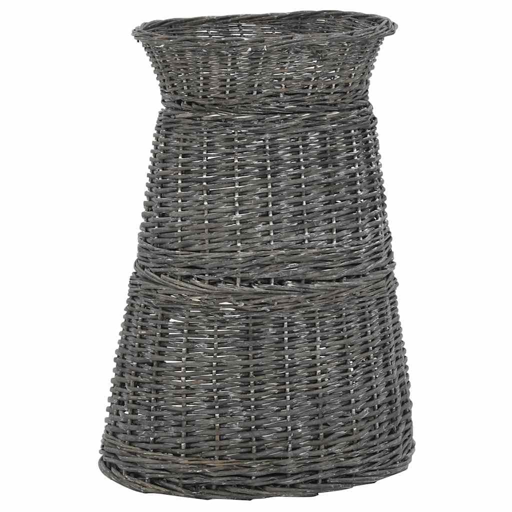 Ceste Gatti con Cuscini Grigio 3pz 47x34x60cm Salice e