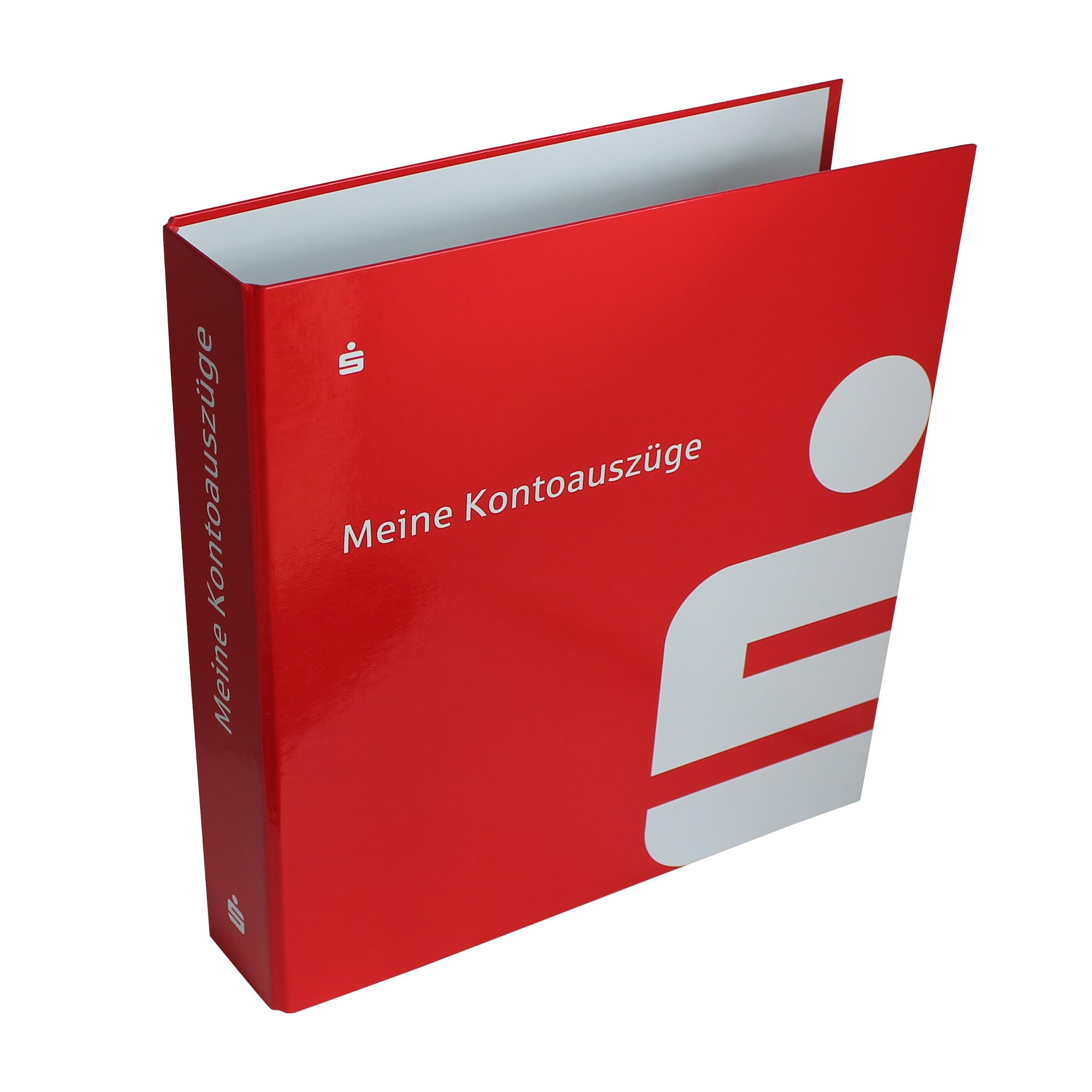 A4 Bankordner Für Kontoauszüge – Kontoauszugsordner Rot Mit Sparkassen-Logo Von Litfax