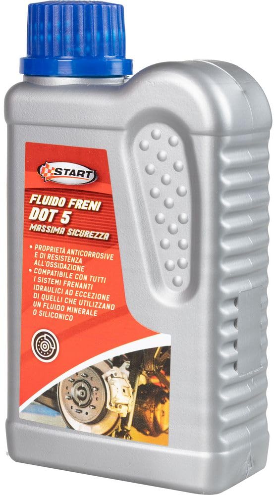 Start Fluido Freni Auto DOT 5 anticorrosivo, Resistente all'ossidazione Contiene 250ml